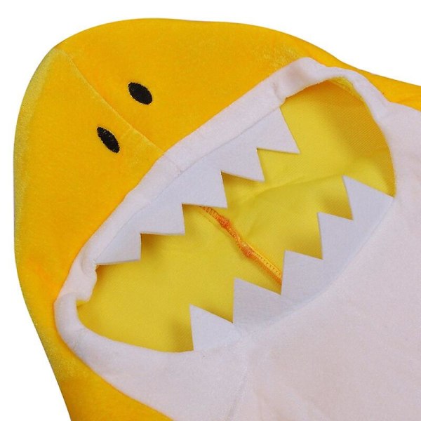 Halloween barndräkter Söt haj baby Cosplay Dress Up Performance kläder Scenspel yellow 110