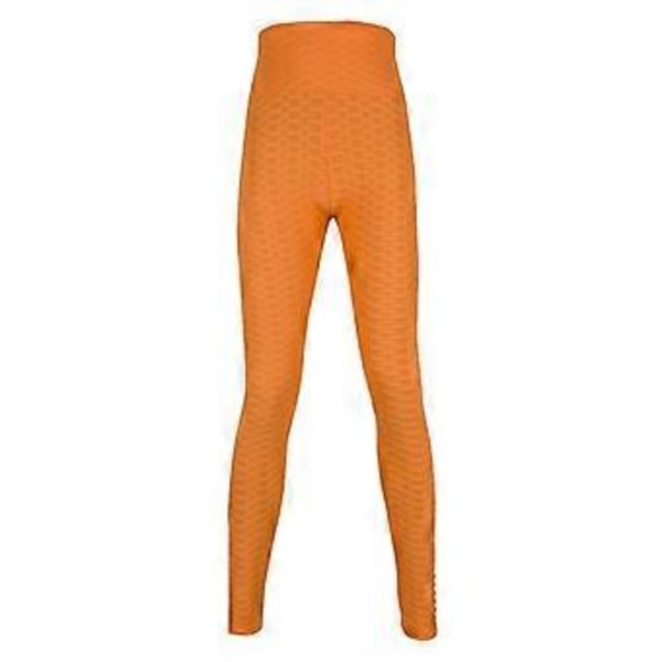 Yoga Bukser til Kvinder, Kontrol, Træning, Løb, Stræk, Letvægt & - Valg af Farver & Størrelser (Orange XL)
