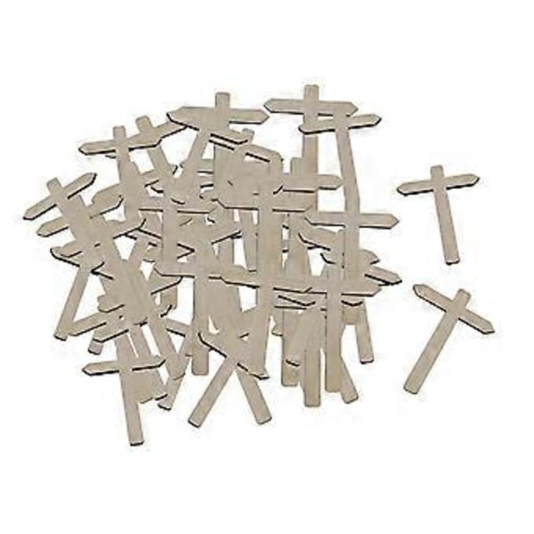 50 Stycken Mikro Landskap Vägmärken Mini Vägmärken DIY Ornament Tillbehör Träriktningsskylt för Byggmodell Tåg (Set C)