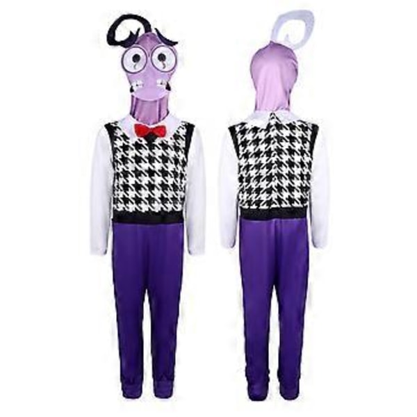 Insidan Ut 2 Cosplay Kostym Party Maskerad Set Jumpsuit Bodysuit för Män Kvinnor (100 Rädsla)