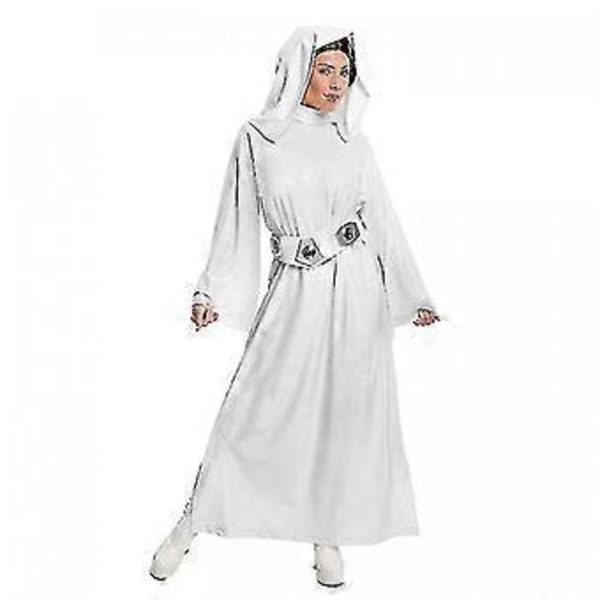 Star Wars Kvinder/Damer Prinsesse Leia Kostume Kjole (XS)