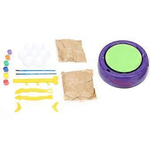 Sähköinen Lasten DIY Taide & Käsityö Keramiikka Saviruukku Pyörät Saviruukku Pyörä Kone ( )