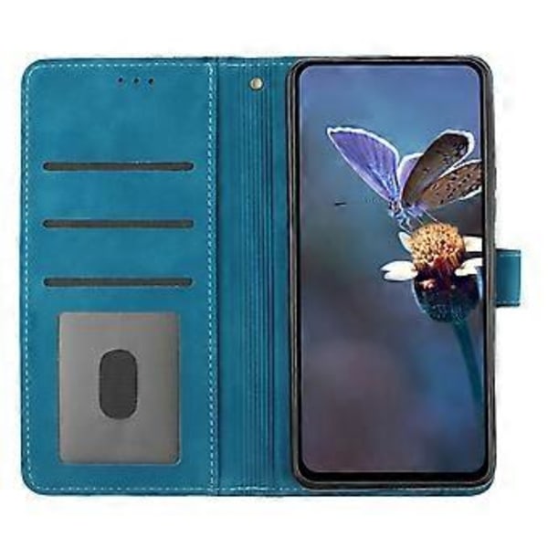 Til iPhone 11 Mobiltelefon Etui Blomster Præget PU Læder Stand Wallet Cover (Style A)
