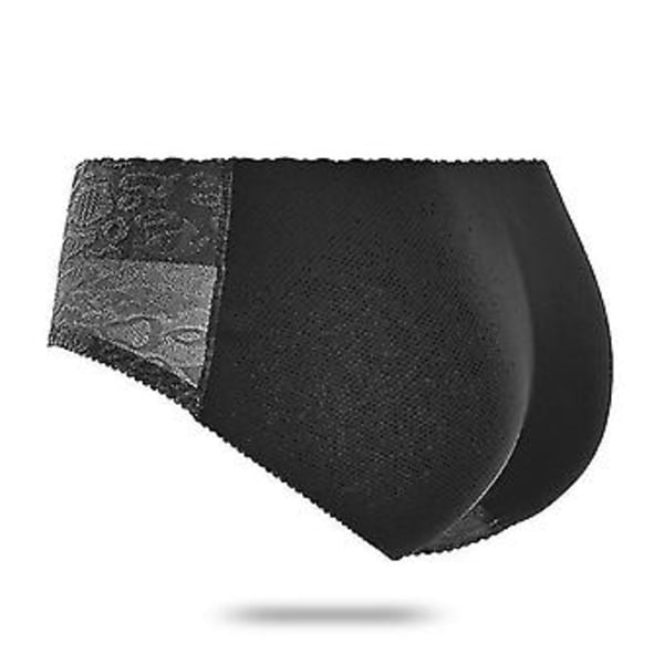 Kvinnor Vadderade Push Up Trosor Butt Lifter Shaper Falsk Rumpa (S Låg midja 188svart)