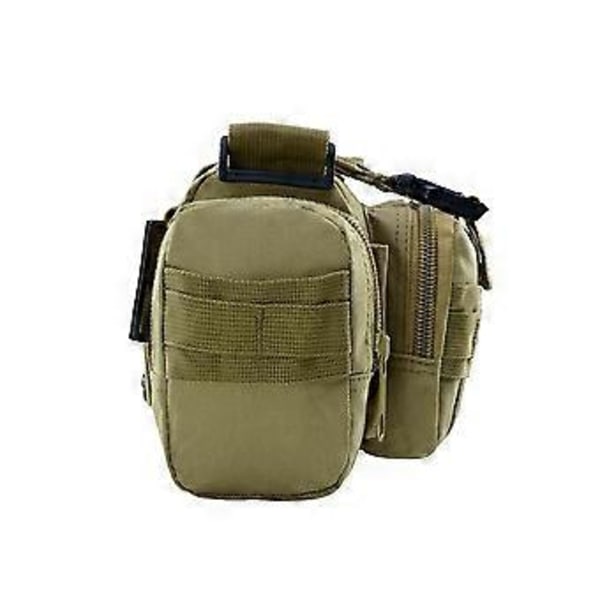 Høj kvalitet udendørs militær taktisk rygsæk taljepakke taljepose Mochilas Molle Camping Vandreturspose 3P Brystpose (Style E)