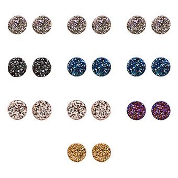 Lymphvity Germanium Örhängen, Atheniz Magnetologi Amo'Thea Lymphactive Magnetörhängen (10mm Silver)