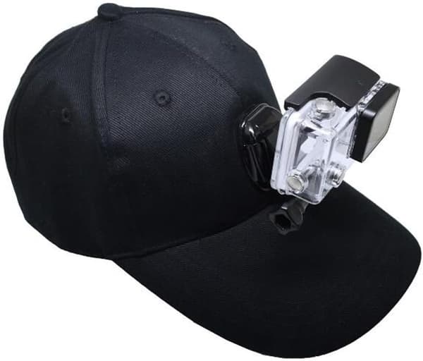 Baseball Hat, Solhat med Quick Release Buckle Mount til GoPro Hero 6