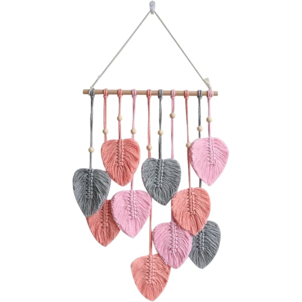 1 kpl Tassel Macrame seinävaate ripustettava seinävaate kudottu boheemi lehti