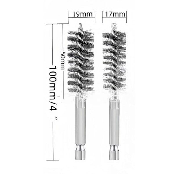 Kopparborste 5/8'' 17 mm