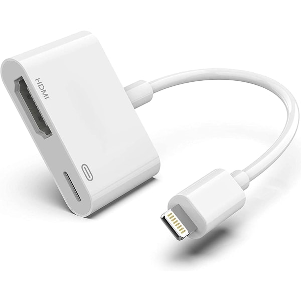 Digitalt Lightning AV-adapter til iPhone og iPad til TV 【Apple MFi