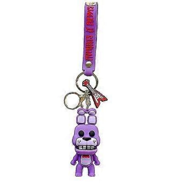 Fnaf Five Nights At Freddys Dukke Figurer Nøgleringe Taske Charm Vedhæng Nøglering Strømpefyld Gaver -NMAOV( D)