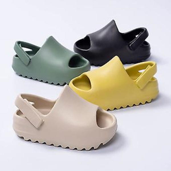 Småbørns Slidesandaler, Børnesommer Slip On Slidesandaler, Strand Pool Anti-slip Vandstøvler, Indendørs Udendørs Letvægts Slippersandaler Til