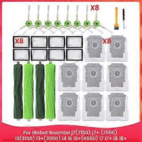 Reservedeler for J7(7150) J7+ (7550) I3(3150) I3+(3550) I4 I6 I6+(6550) I7 I7+ I8 I8+ Robot Par