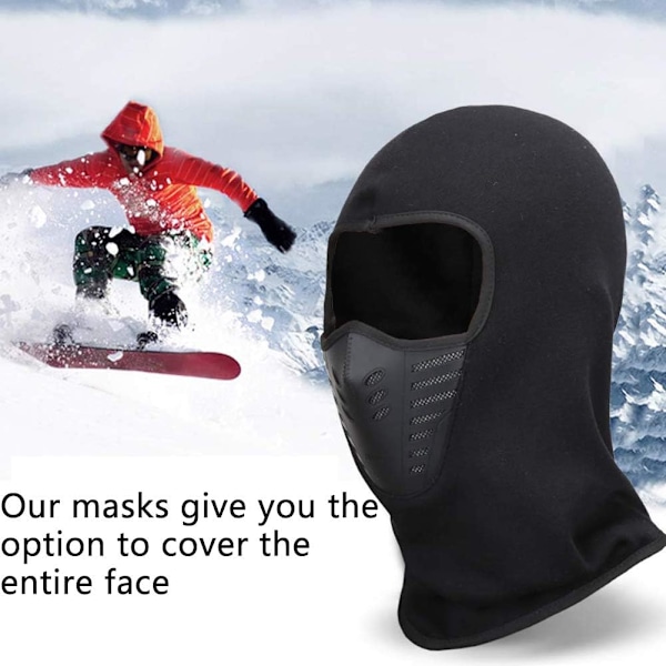 Lämmin Balaclava Balaclava, Monitoiminen Kasvobalaclava Hengityksellä