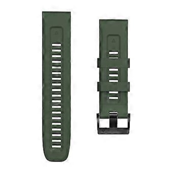 Type H Silikone Urrem 26mm til Garmin Tactix 7 Pro/Fenix 7X/Fenix 6X Pro (Style H)
