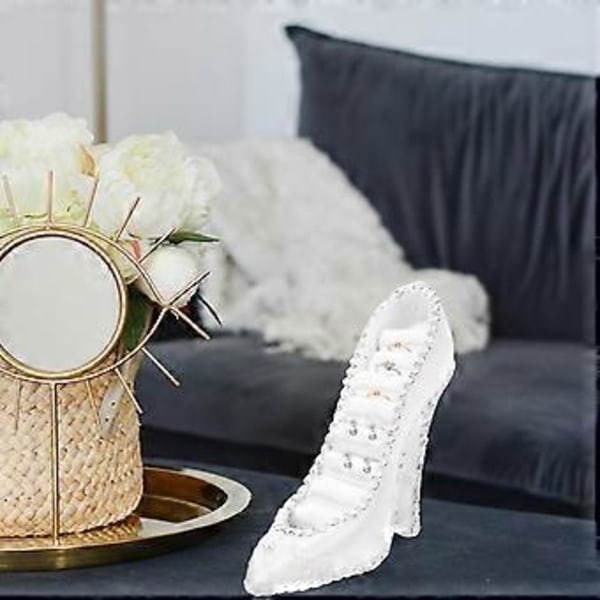 Kreativ Högklackad Sko Örhänge Ringhållare Smyckesställ för Butik Hemma