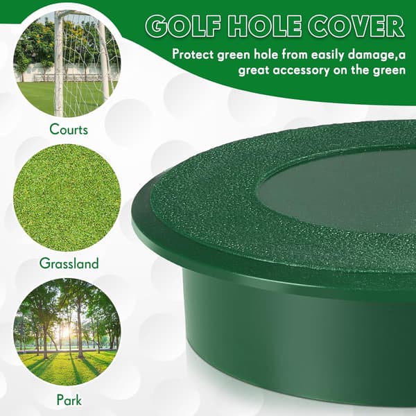 6 st golfhålsskydd golfhål putting green hål golfträningsträning