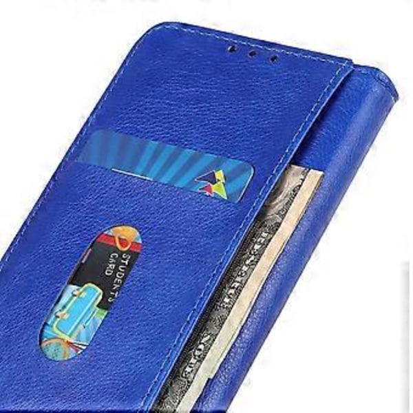 Til Motorola Edge 50 5G Stand Case Split Læder Litchi Tekstur Wallet Telefon Cover (Style B)
