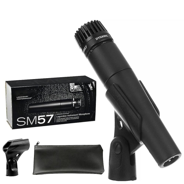 For Shure Sm57 Legendary Dynamic Microphone Professional Wired Handheld Cardioid Karaoke Mic For Stage Studio Recording Gift
