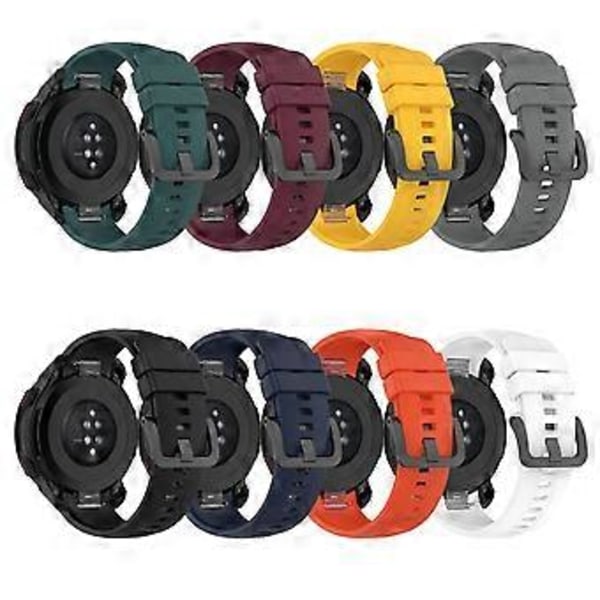 Silikonarmband för Huawei för Honor GS Pro Sportklocka Mjukt Remsloopfäste (Blå)