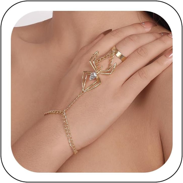 Slange håndkæde armbånd slange kæde finger ring armbånd slave kæde hånd sele armbånd slange perle venskab brac