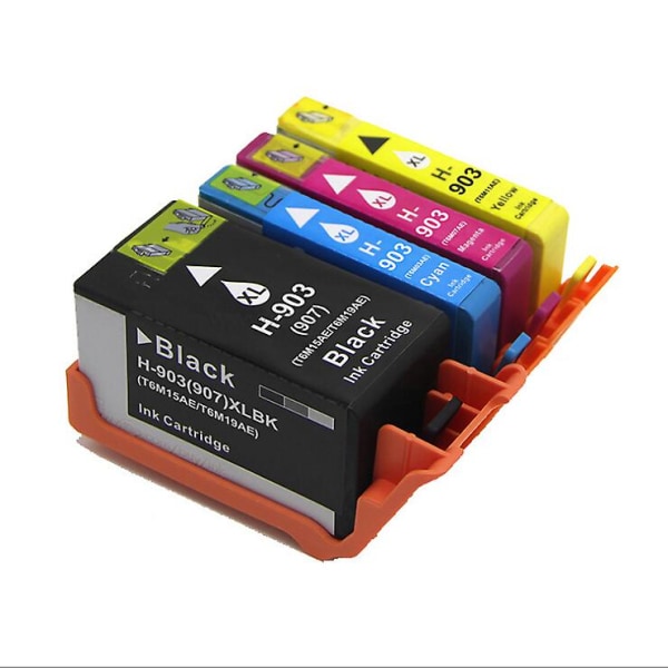 903xl Ink Cartridges For Hp 903 903xl Ink Compatible For Hp Officejet Pro 6950 6960 6970 Printer, Multipack Of 4 Colour 1SET