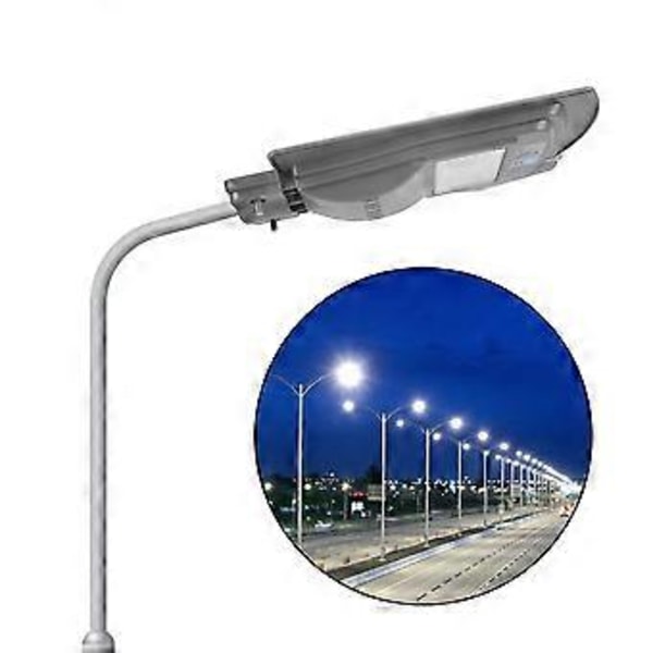 20W 150LED Aurinkokennolla toimiva katuvalo tutka-induktiolla, valonsäätöanturilla, ulkokäyttöön puutarhavalo