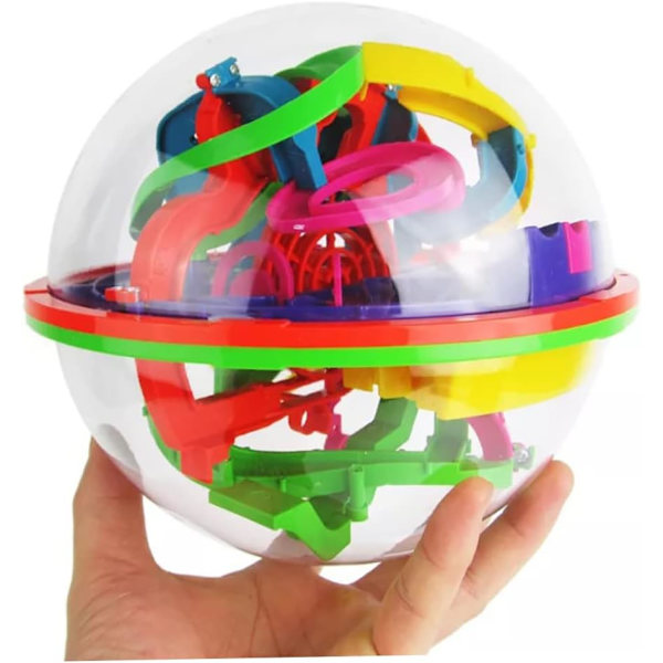 3D-labyrinttipallopulmapeli 100 estettä Labyrintti Taikaälypallo Tasapainopallolabyrintti
