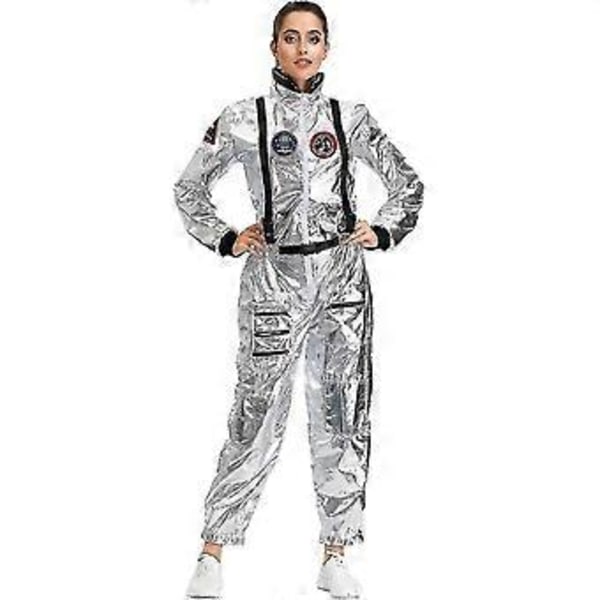 Astronautti Cosplay-asu Halloween- ja Karnevaaliasu Naisille ja Miehille -x V (XL Miehet)