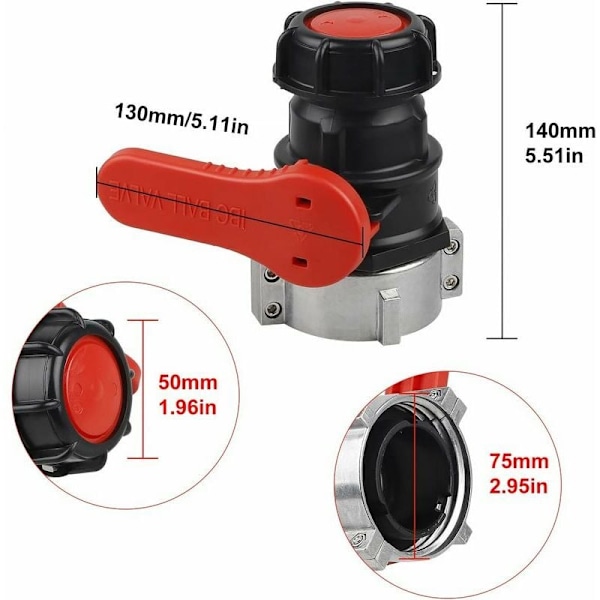 IBC Tank Adapter, Tankventil for IBC Tank, IBC Adapter for