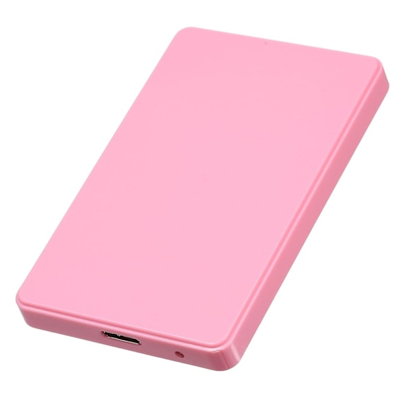 2,5 tommer harddisk etui Usb3.0 ekstern Hdd/ssd kabinet Sata harddisk etui（pink）