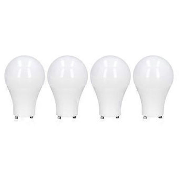4 stk. 120V9W Varm Hvid 2700K GU24 Pære Høj Lysstyrke Energibesparende LED A19 Pære til Soveværelse Kontor