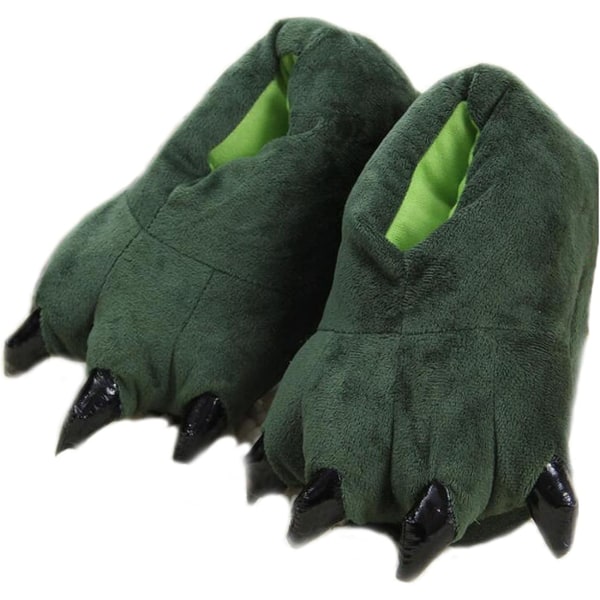 Dinosaur Paw Slippers Plush Slippers Warm Slippers Animal Paws Sh