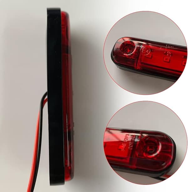 LED Side Marker Lights, Front Side Marker Lights 2 x Vandtætte LED Front