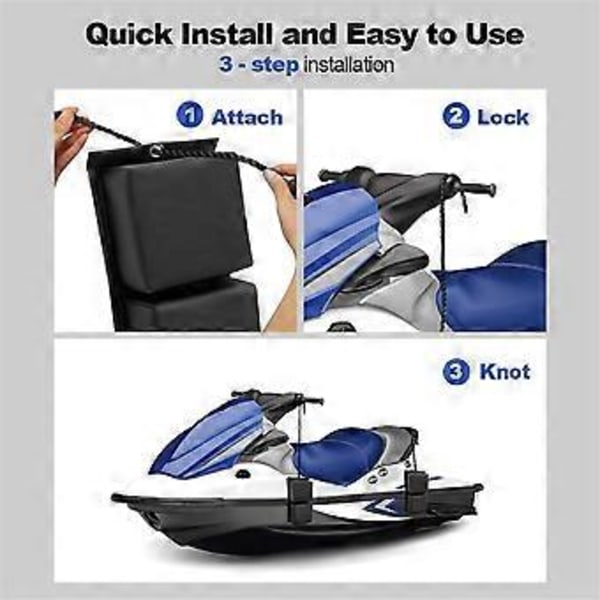 PWC Fenders Bumper, Båtfendrar Bumpers med Elastiska Snören, för Jet Ski Dock Fendrar Båtbumpers