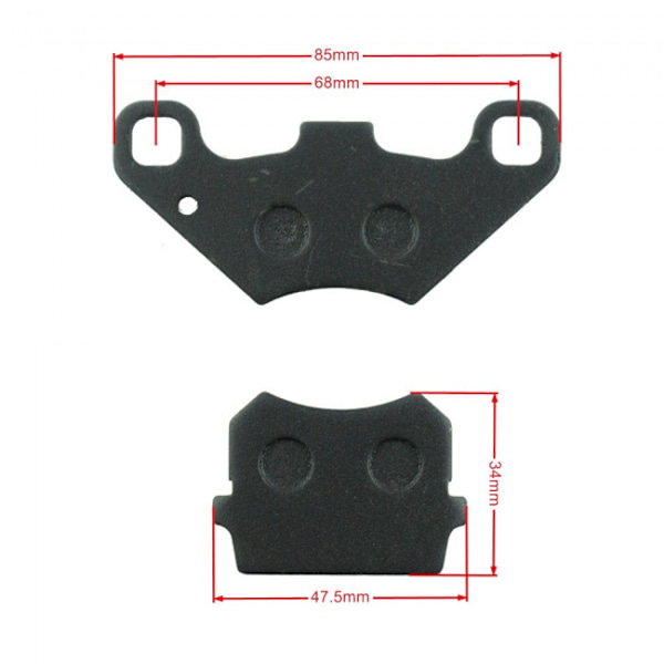 1 stk Bremseskiver for 50cc 70cc 90cc 110cc125cc 150cc 200cc 250cc AT