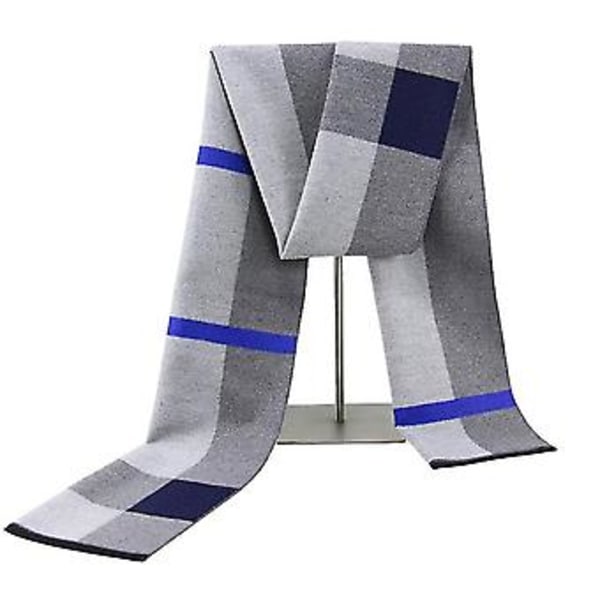 Mænds Vintervarm Kashmir Sjal Plaid Sjal Mænds Blød Lang Bomuldssjal Style1