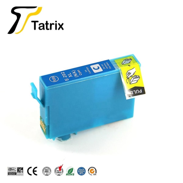 Tatrix T202xl 202xl E-202 Compatible Printer Ink Cartridge For Epson Expression Home Xp-5100 Workforce Wf-2860 Applicable To Au 2 set 8 colors
