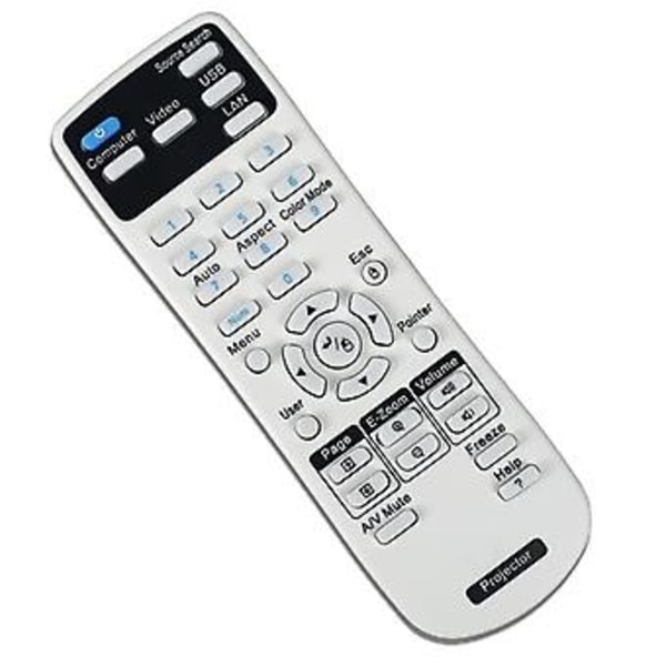 Projektor Fjernkontroll 154720001 For Epson Eb-x24 Eb-s31 Eb-w Eb-c30xe Eb-30xe Eb-c28sh Eb-x11 Eb-s18 Eb-s4  [JKW] ( )