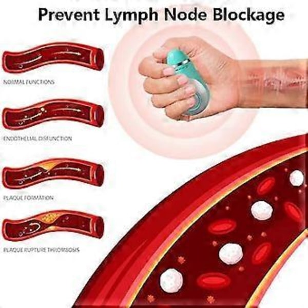 Sömninstrument smart bärbar puls lugnande massageinstrument hem handhållen sömnhjälp (Vit)