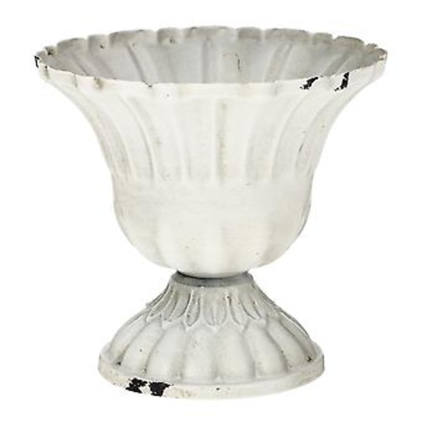 Retro Smijdt Järn Vas Dekorativ Goblet Design Blomkruka Kontors Skrivbords Dekoration