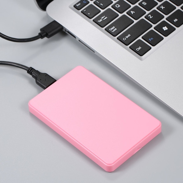 2,5 tommer harddisk etui Usb3.0 ekstern Hdd/ssd kabinet Sata harddisk etui（pink）