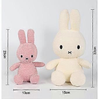 Miffy Fløjlsdyr - 25/35cm (25CM Hvid)
