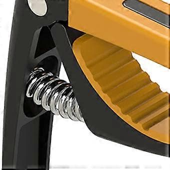 Gitarrinstrument Stämklämma Gitarrtillbehör Universal för Akustisk Klassisk (Svart)