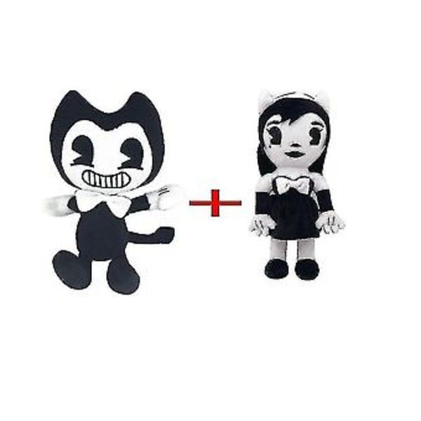Bendy And The Ink Plush Legetøjsmaskine Børn Stoppede Dukker Julegave (AC)