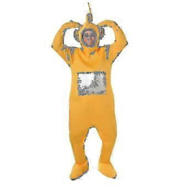 4 Färgade Teletubbies Rollspel Vuxen Rolig Kostym W-yzy[hs] Z (gul)