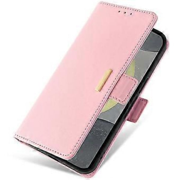 Læder Wallet Case med RFID-blokering, stativ og håndrem til Samsung Galaxy S25+ (Style E)
