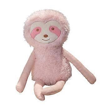 Sloth Plyslegetøj Sovende Kæledukke til Temafester Ferie (Pink 60cm)