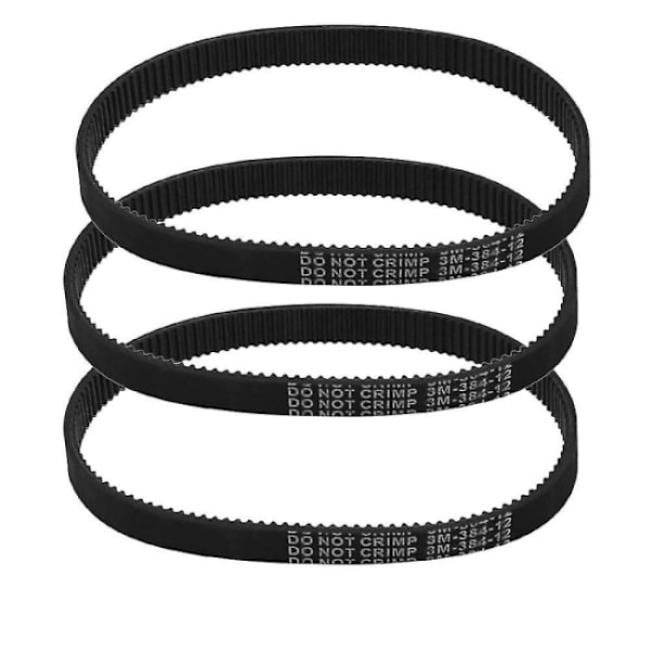 3 pcs 3m-384-12 drive belt for electric bike E-bike scooter motorcycle