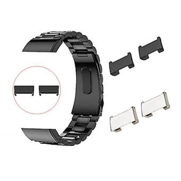 1 Par Urremmeadapter Armbåndslenketilbehør for Watch 2/Watch Lite 2 (Svart)